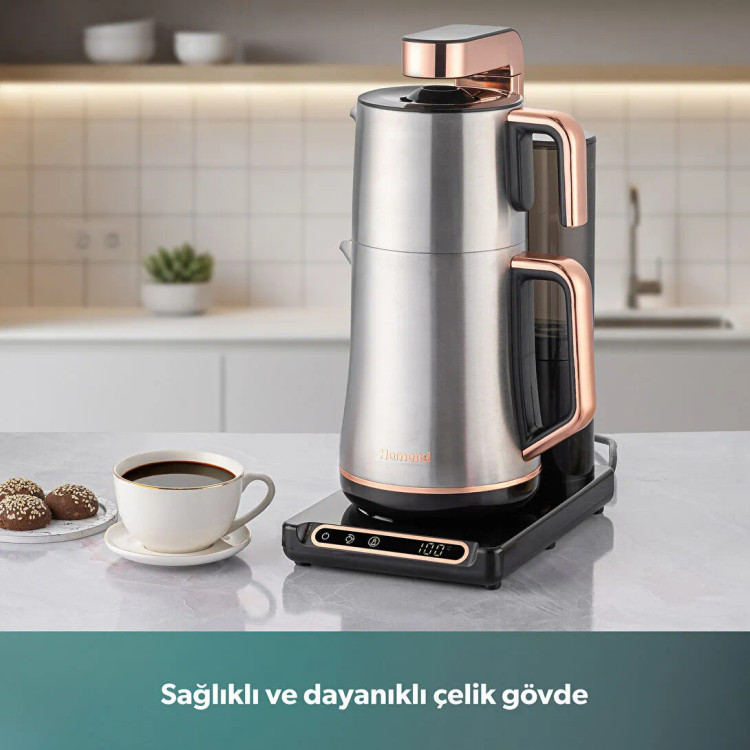 چایساز اتوماتیک سخنگوی برند Homend ترکیه مدل Teabot 1785H