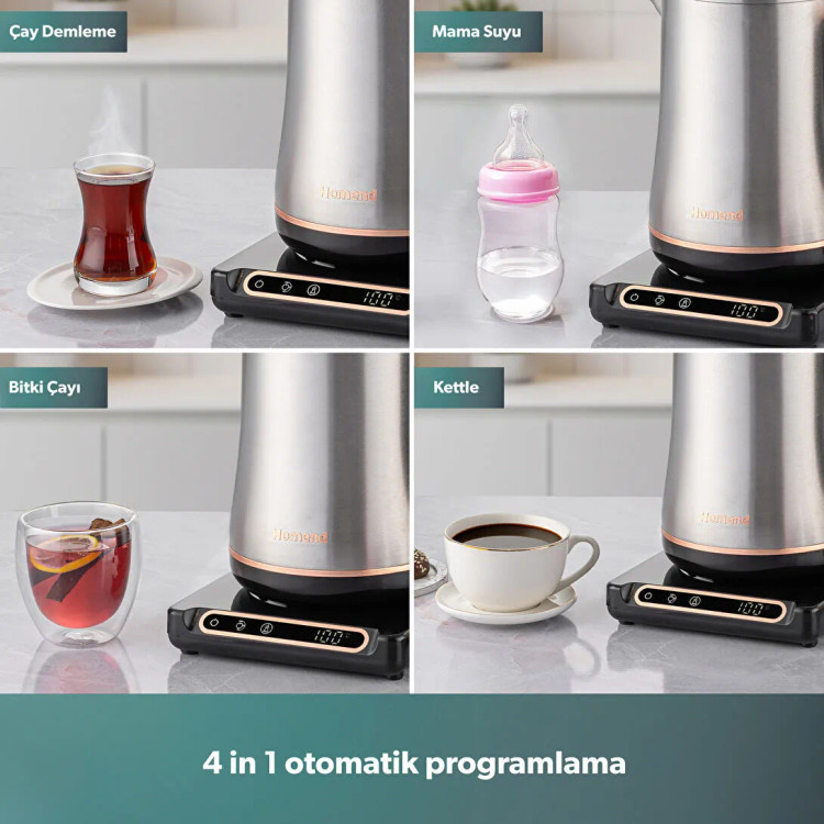 چایساز اتوماتیک سخنگوی برند Homend ترکیه مدل Teabot 1785H