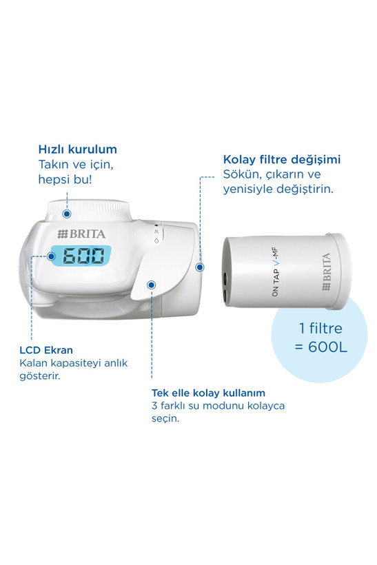 سیستم فیلتراسیون نصبشونده روی شیر آب BRITA ON TAP PRO V-MF