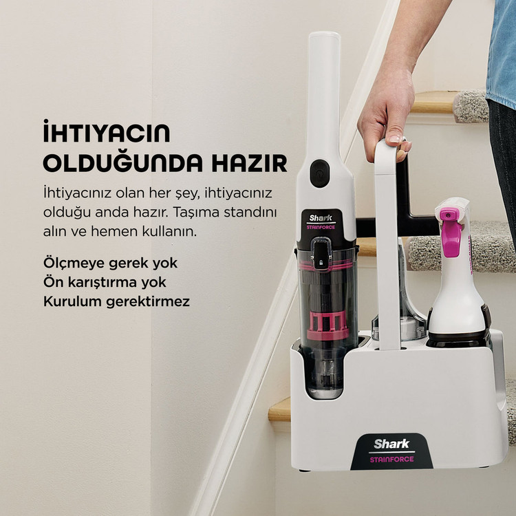 دستگاه لکه بر حرفه ای برند Shark آمریکا مدل StainForce HX100EUT