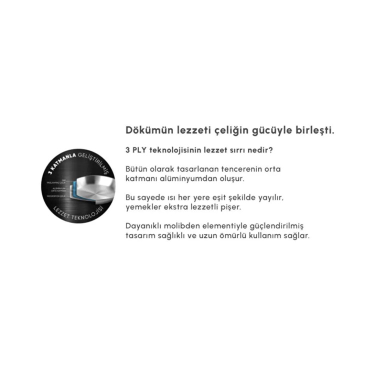 سرویس قابلمه استیل ۳ لایه برند Karaca ترکیه مدل Galileo Power Steel 316+