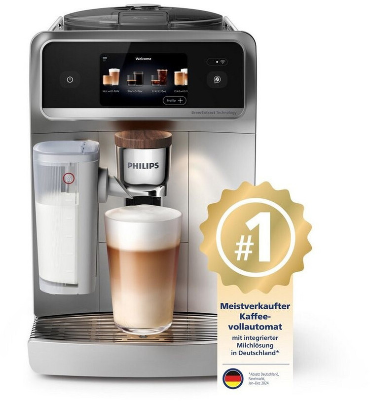 اسپرسوساز تمام اتوماتیک فیلیپس سری 8000 Latte Go Pro مدل EP8757/20 (جدیدترین طراحی و تولید فیلیپس)