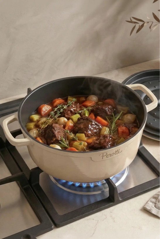 سرویس قابلمه چُدَن ۷ پارچه برند Perotti ترکیه مدل Chef Cast