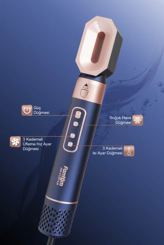 استایلر موی برند Fantom ترکیه مدل Hair Styler Plus SK 1700
