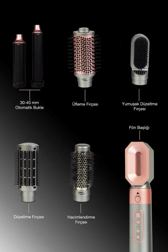 استایلر موی برند Fantom ترکیه مدل Hair Styler Plus SK 1700