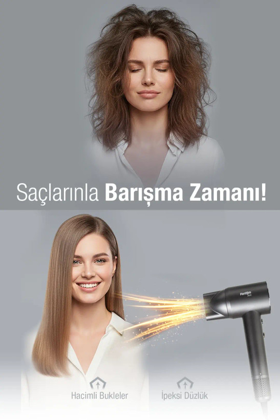 سشوار حرفهای برند Fantom ترکیه مدل Jolie SK 2500 آنتراسیت