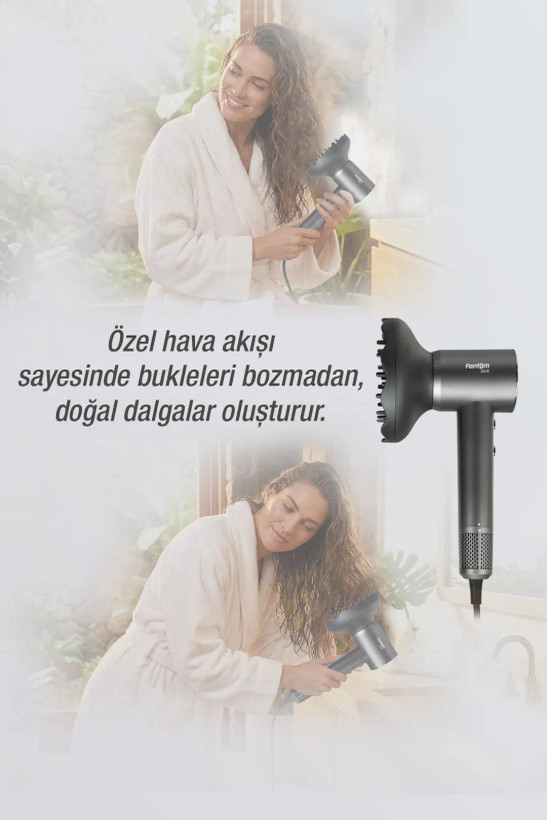 سشوار حرفهای برند Fantom ترکیه مدل Jolie SK 2500 آنتراسیت