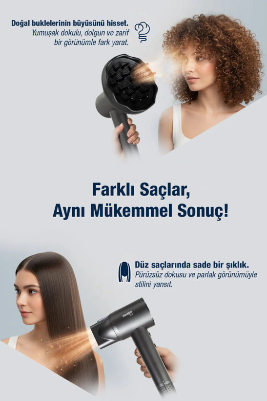سشوار حرفهای برند Fantom ترکیه مدل Jolie SK 2500 آنتراسیت