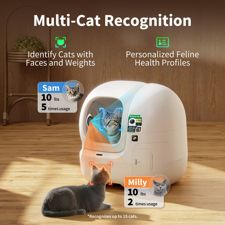 توالت هوشمند گربه برند Petkit مدل Purobot Max Pro 2