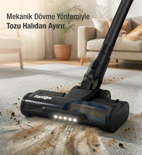 جارو پرتابل ایستاده برند Fantom ترکیه مدل Pluto P 6100 Plus
