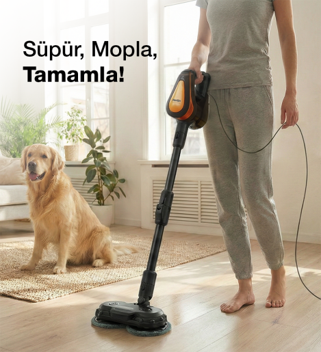جارو پرتابل ایستاده برند Fantom ترکیه مدل Pluto P 6100 Plus