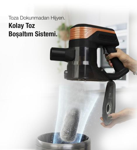 جارو پرتابل ایستاده برند Fantom ترکیه مدل Pluto P 6100 Plus