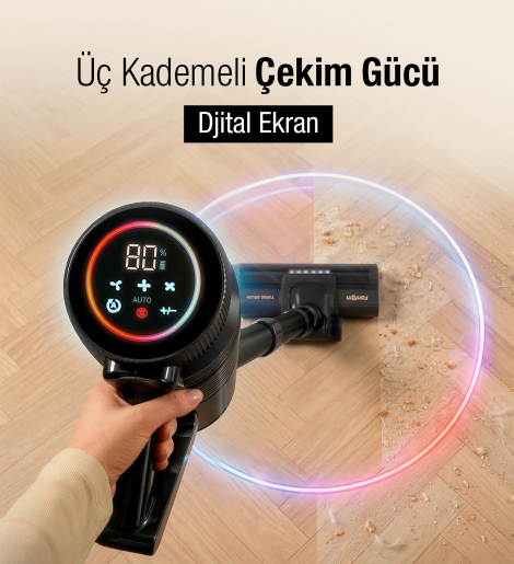 جارو شارژی برند Fantom ترکیه مدل Quantum P 2050