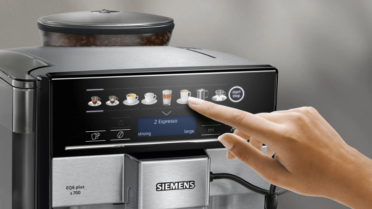 اسپرسوساز تمام اتوماتیک برند Siemens آلمان سری EQ.6 Plus S700 مدل TE657313RW