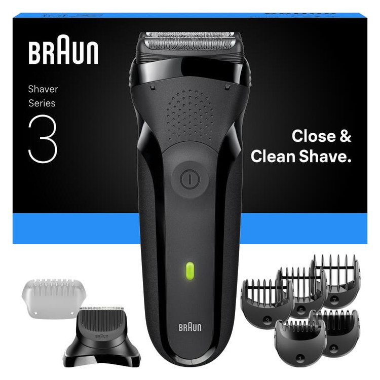 ریش تراش خشک و خیس برند Braun آلمان سری 3 مدل 300BT