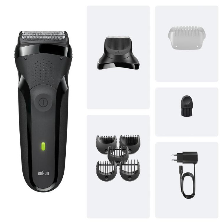 ریش تراش خشک و خیس برند Braun آلمان سری 3 مدل 300BT