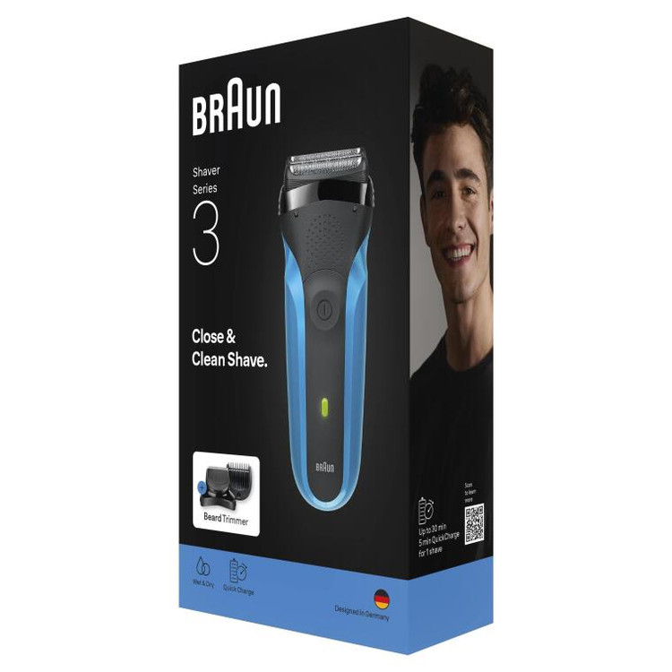 ریش تراش خشک و خیس برند Braun آلمان سری 3 مدل 310BT
