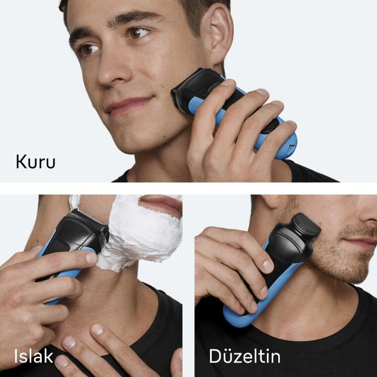 ریش تراش خشک و خیس برند Braun آلمان سری 3 مدل 310BT