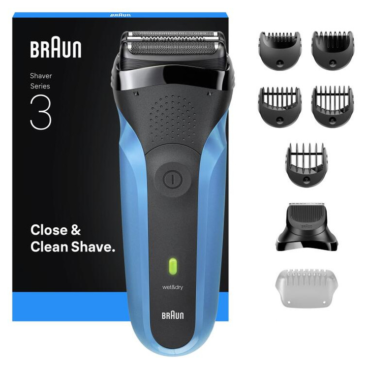 ریش تراش خشک و خیس برند Braun آلمان سری 3 مدل 310BT