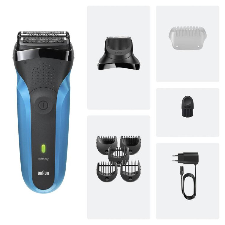 ریش تراش خشک و خیس برند Braun آلمان سری 3 مدل 310BT