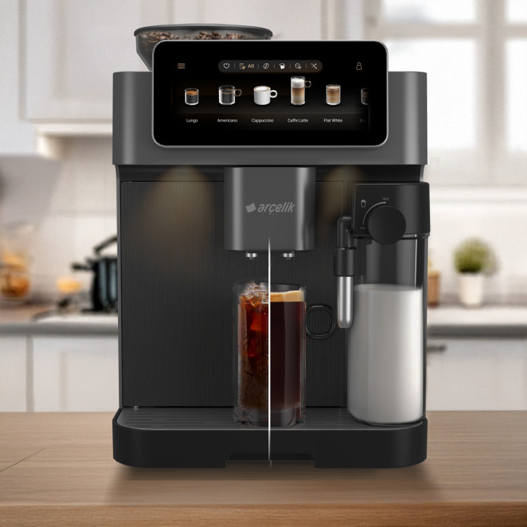 اسپرسوساز تمام اتوماتیگ برند Arçelik ترکیه مدل EM 9595 Imperium Barista