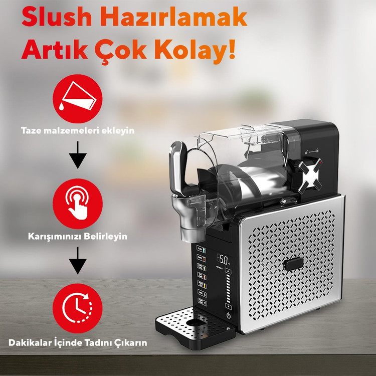 یخ در بهشت ساز خانگی Kumtel Slush ترکیه مدل HSLUSH-01