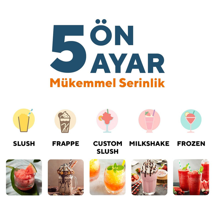 یخ در بهشت ساز خانگی Kumtel Slush ترکیه مدل HSLUSH-01