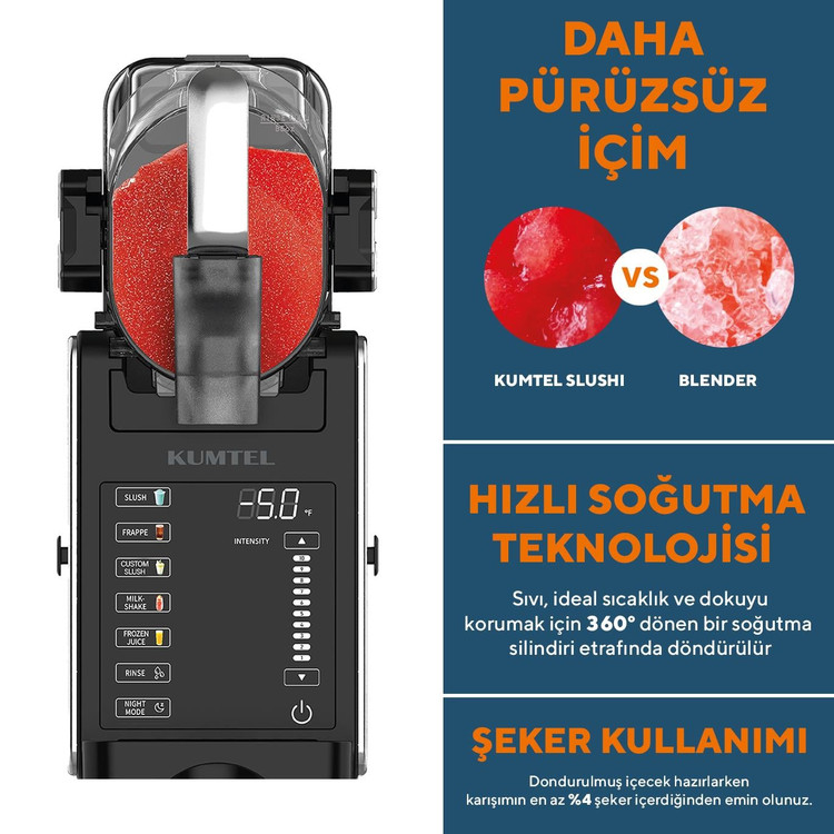 یخ در بهشت ساز خانگی Kumtel Slush ترکیه مدل HSLUSH-01