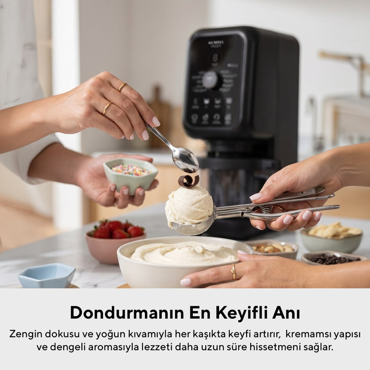 دستگاه بستنیساز و تهیه نوشیدنیهای یخی Kumtel FROSTI مدل HFRO-01 با 10 عملکرد مختلف