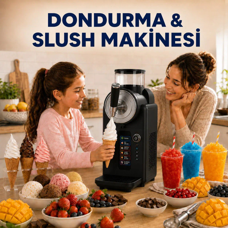 بستنی و یخ در بهشت ساز اتوماتیک برند Robo ترکیه مدل Ice Cream and Slush