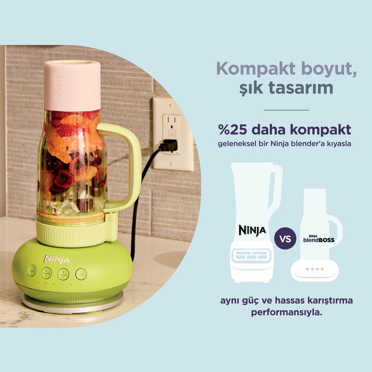 مخلوط کن قابل حمل برند Ninja آمریکا مدل BlendBOSS DB351EUPR