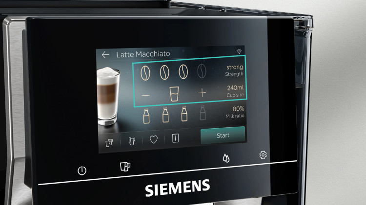 اسپرسوساز تمام اتوماتیک برند Siemens آلمان سری EQ700 مدل TQ723E03
