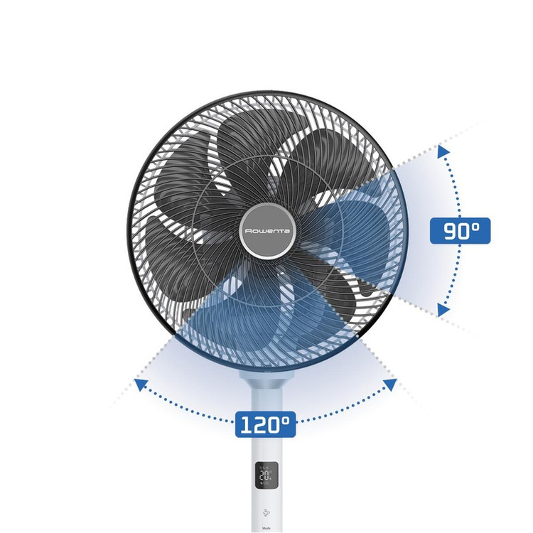 پنکه ایستاده سایلنت برند Rowenta آلمان مدل QV5040 Turbo Twist Silence