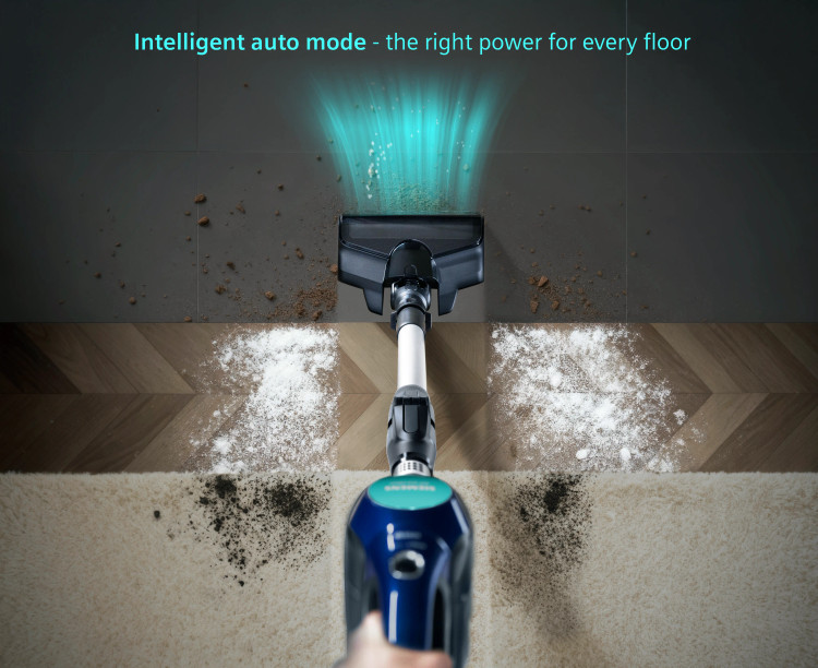 جارو شارژی دو کاره خشک و خیس برند Siemens آلمان سری iQ500 مدل VSM120HYG