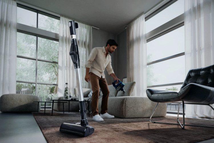 جارو شارژی دو کاره خشک و خیس برند Siemens آلمان سری iQ500 مدل VSM120HYG