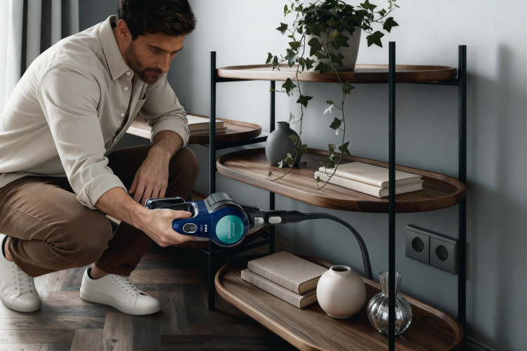 جارو شارژی ایستاده برند Siemens آلمان سری iQ500 مدل VSM120XXL