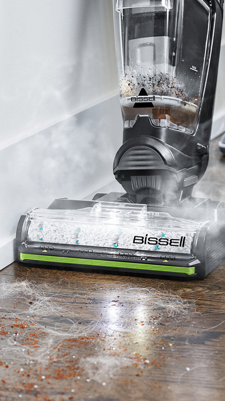 جارو شارژی خشک و خیس برند Bissell آمریکا مدل CrossWave HydroSteam 3527N