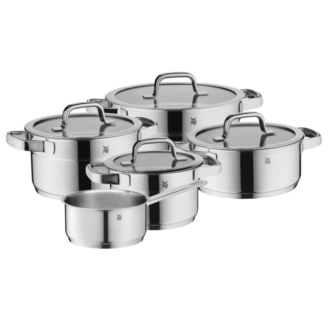 سرویس قابلمه ۹ پارچه استیل برند WMF آلمان مدل Compact Cuisine