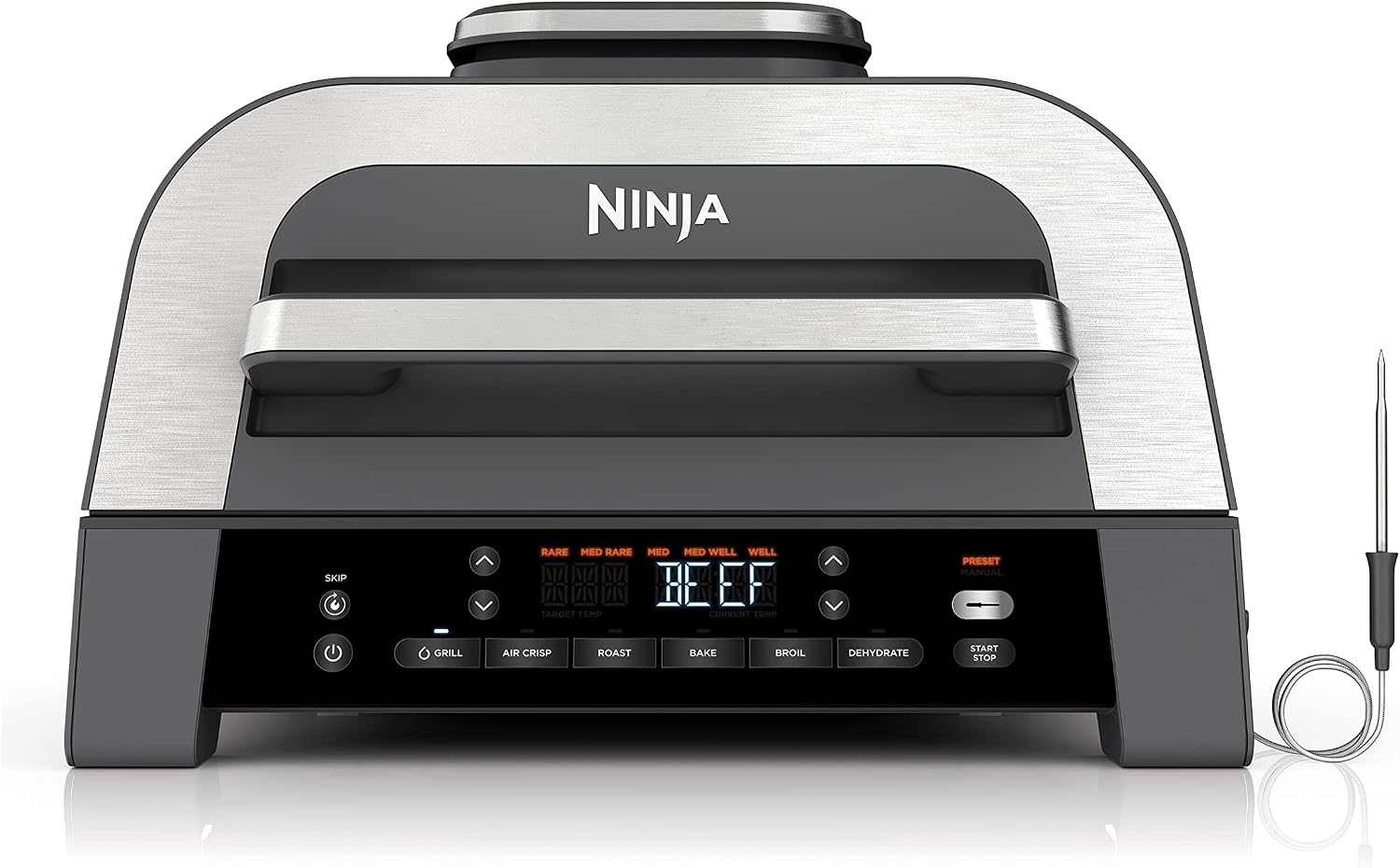 گریل و سرخکن بدون روغن ۶ کاره برند Ninja آمریکا مدل Foodie MAX DG551EU
