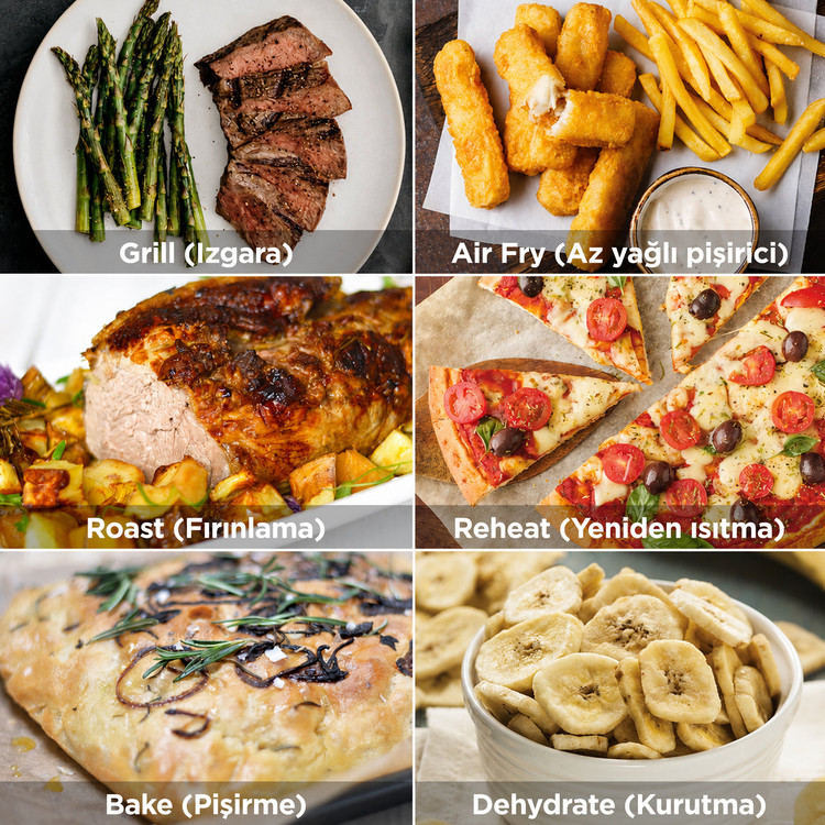 گریل و سرخکن بدون روغن ۶ کاره برند Ninja آمریکا مدل Foodie MAX DG551EU