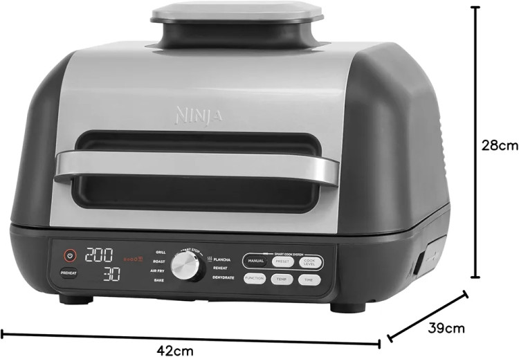 گریل و سرخکن بدون روغن برند Ninja آمریکا مدل Foodi Max Pro AG651EU