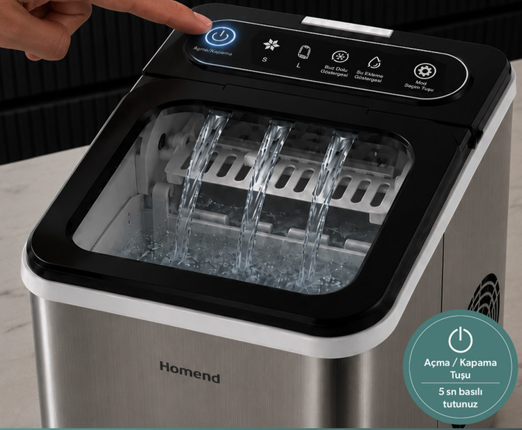 یخساز سریع برند Homend ترکیه مدل IceBar X8