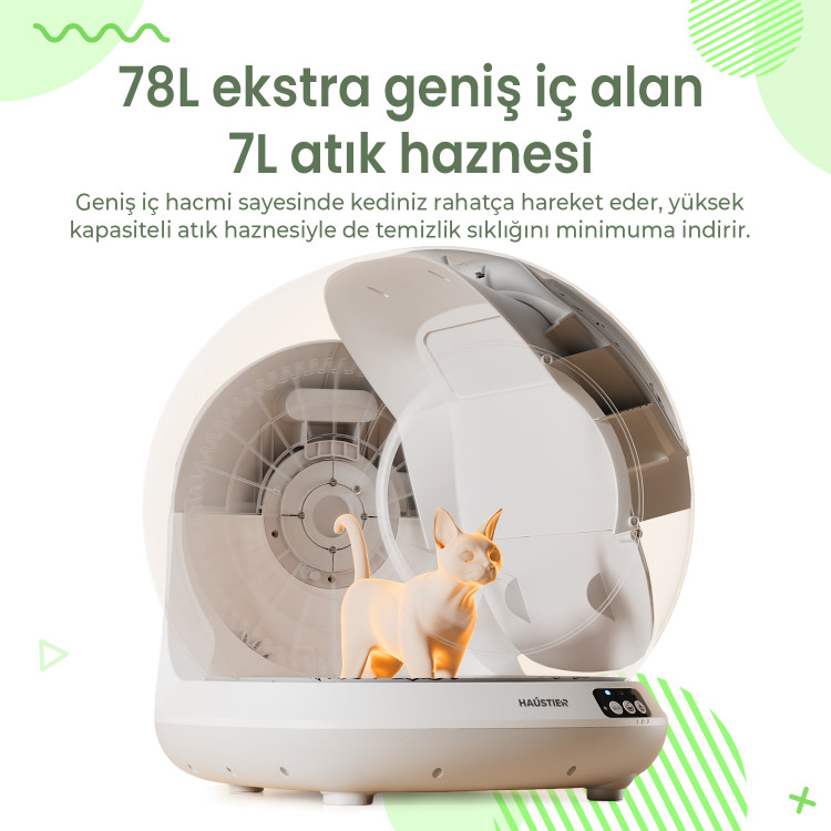 توالت هوشمند اتوماتیک برند Haustier مدل CLB01 با قابلیت حذف بوی نامطبوع