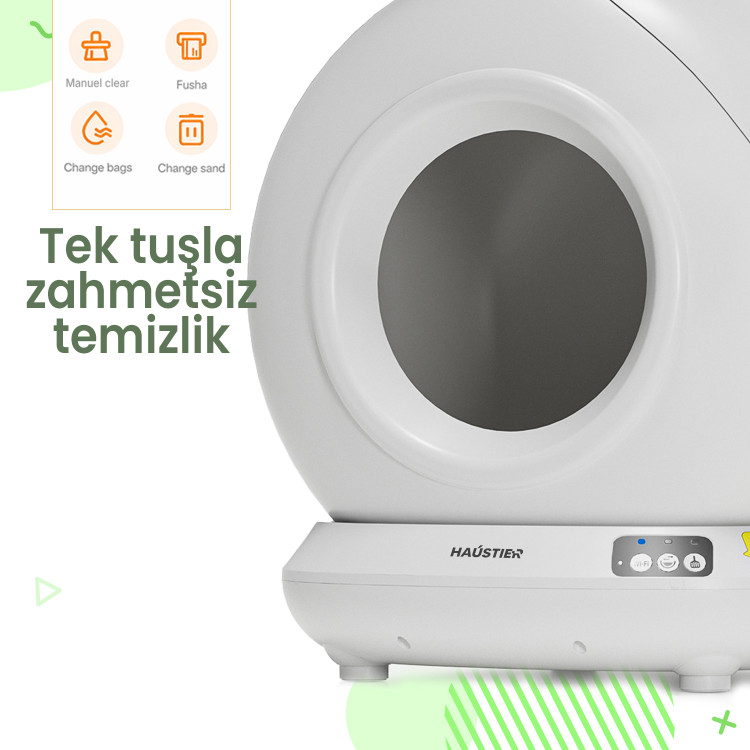 توالت هوشمند اتوماتیک برند Haustier مدل CLB01 با قابلیت حذف بوی نامطبوع