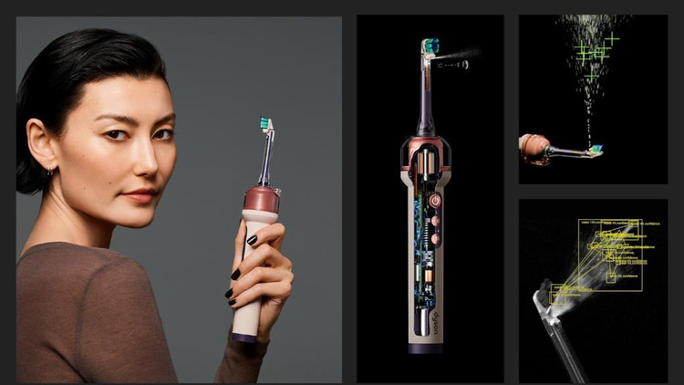 مسواک برقی و پاککننده دقیق بین دندانی Dyson انگلیس مدل CameraJet