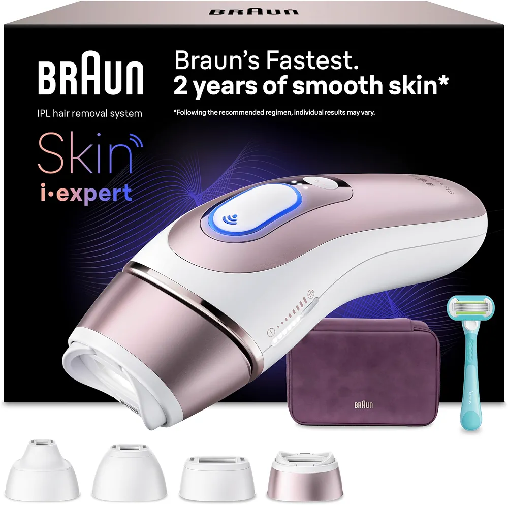 لیزر موهای زائد با فناوری IPL برند Braun سری Skin i·expert مدل PL7431