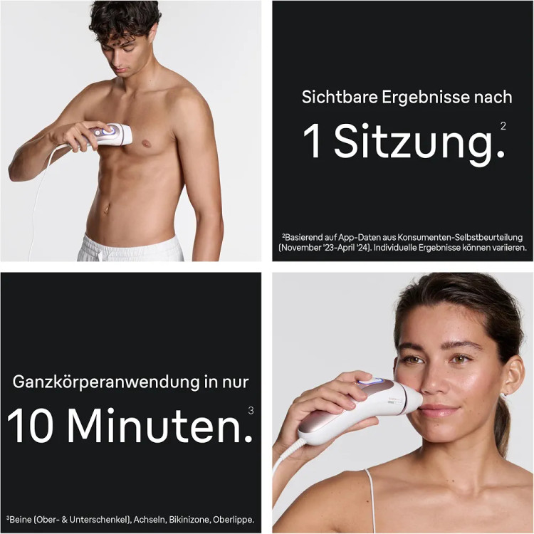لیزر موهای زائد با فناوری IPL برند Braun سری Skin i·expert مدل PL7431
