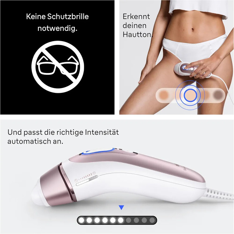 لیزر موهای زائد با فناوری IPL برند Braun سری Skin i·expert مدل PL7431