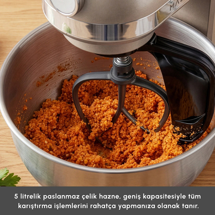 همزن کاسهدار خمیرزن Karaca ترکیه مدل Mastermaid Chef Pro