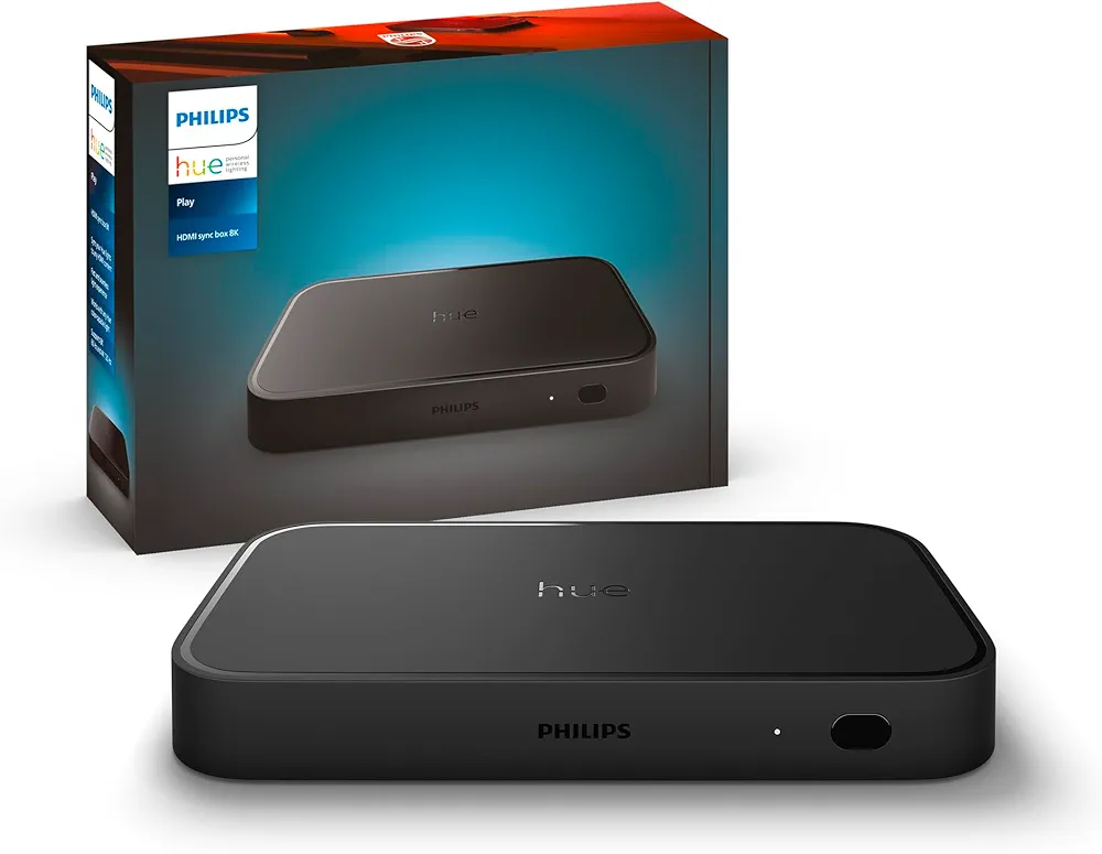 جعبه همگام‌سازی نورپردازی هوشمند HDMI فیلیپس Hue، دارای ۴ اتصال HDMI، نسل دوم
